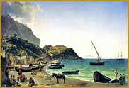 Большая гавань на острове Капри 1828 год