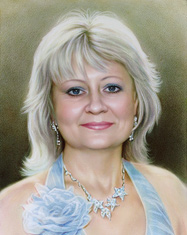 portrait of woman with ash-blonde hair