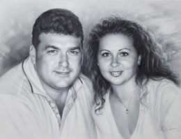Portrait of husband and wife