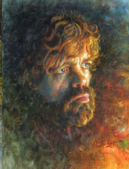 Peter Dinklage, Tyrion Lannister painting